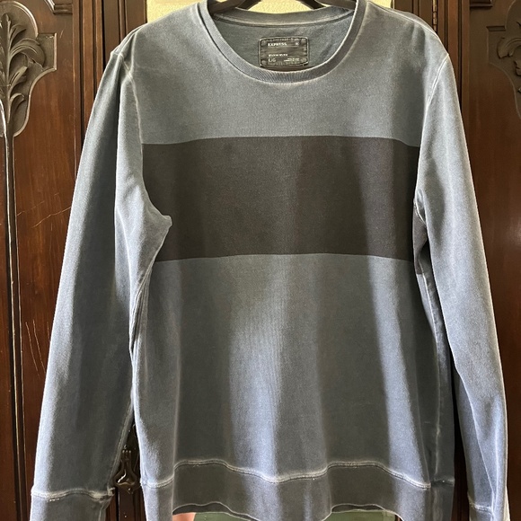 Express Blue Lightweight Sweatshirt - Picture 1 of 3
